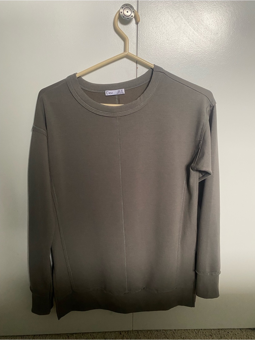 Dex Olive Crewneck Sweater